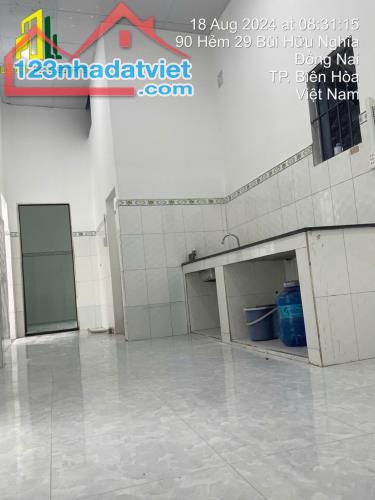 Chỉ 1,9 tỷ sở hữu nhà 85m2 góc 2 Mặt Tiền hẻm thông thoáng, SHR thổ cư, gần chợ P.Tân Vạn - 3