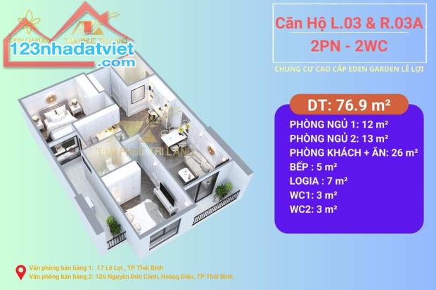 Chung cư đẳng cấp nhất Thái Bình - 2