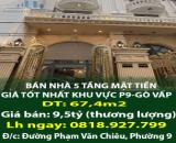 CHÍNH CHỦ BÁN NHÀ 5 TẦNG MẶT TIỀN GIÁ TỐT NHẤT KHU VỰC P9-GÒ VẤP