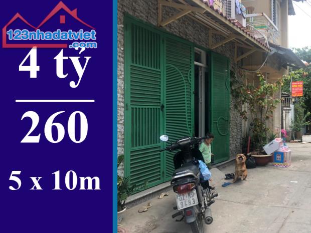 Bán nhà hẻm đường số 10, tân quy, quận 7. Dt: 5 x 10m. giá 4 tỷ 260