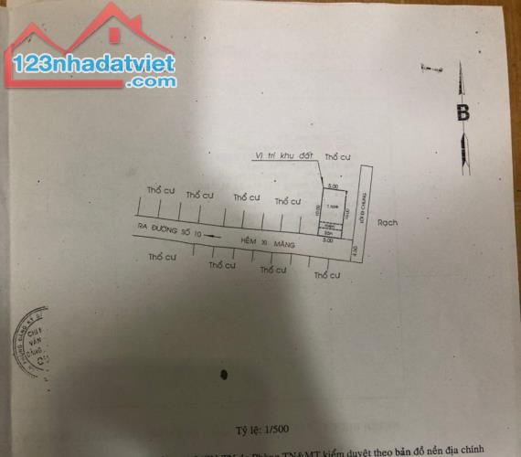 Bán nhà hẻm đường số 10, tân quy, quận 7. Dt: 5 x 10m. giá 4 tỷ 260 - 2