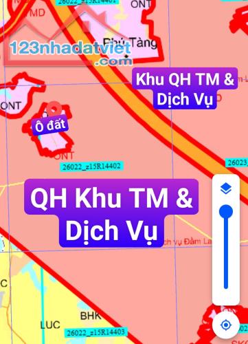 Chỉ hơn 700tr lô đất nằm trong lõi khu QH TM & Dịch Vụ tại Phú Tàng, Bắc Phú  DT 52,5m - 3