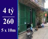 Bán nhà hẻm đường số 10, tân quy, quận 7. Dt: 5 x 10m. giá 4 tỷ 260