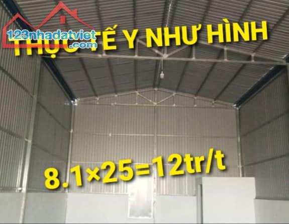 Nhà Cho thuê 8,1 x 25 = 12tr/t Vĩnh Tân Tân Uyên Bình Dương