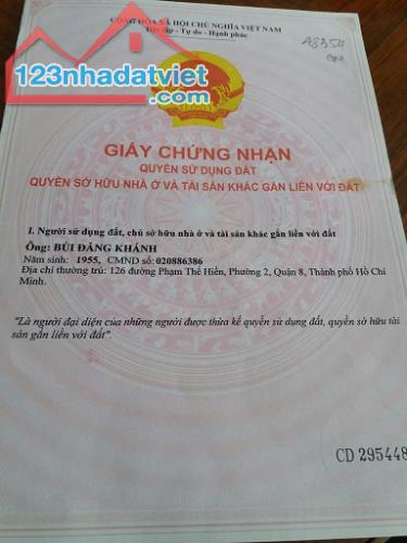 Chính chủ cần bán nhà phường 2 quận 8 thành phố Hồ Chí Minh - 4