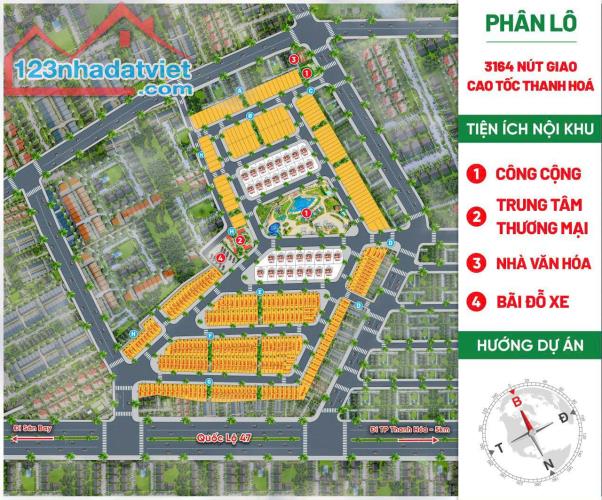 Siêu rẻ, đất đấu giá TP Thanh Hóa 90m2 sẵn sổ đỏ cách nút giao cao tốc Bắc Nam 500m giá 8x