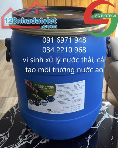 Mua bán men vi sinh microclean xử lý nước thải ao nuôi tôm cá