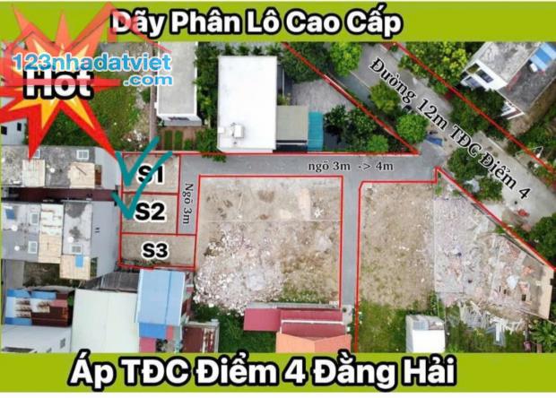 Bán lô đất 57m sát TDC điểm 4 Đằng Hải