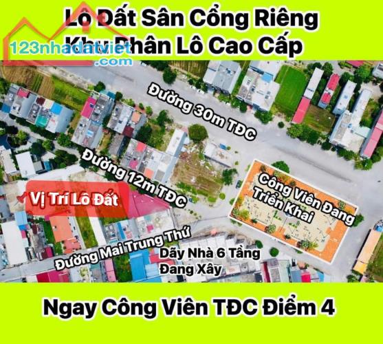 Bán lô đất 57m sát TDC điểm 4 Đằng Hải - 1