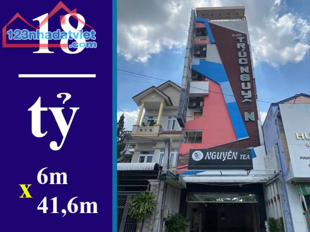 BÁN TÒA NHÀ KARAOKE 5 LẦU. DT: 6 X 41,65M. PHÁP LÝ ĐẦY ĐỦ, P. TÂN HIỆP, BIÊN HÒA, ĐỒNG NAI