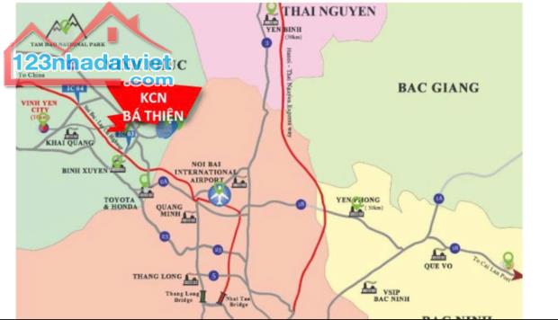 Cho thuê 6.000 m2 nhà xưởng trong KCN Bá Thiện, Bình Xuyên, Vĩnh Phúc Giá 100K/m2/Tháng - 1