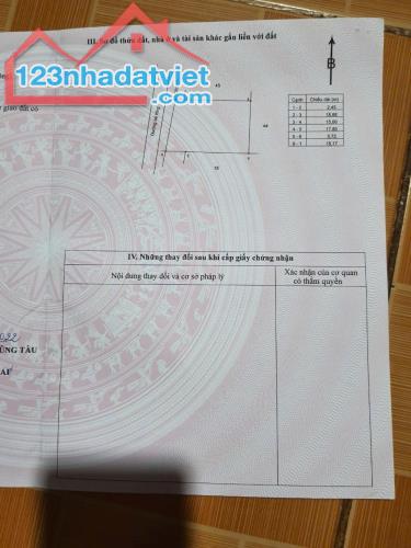 E cần bán lô này ở đội 1 xà bang huyện châu đức BRVT, cách quốc lộ 56 700m - 2