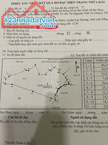 CHÍNH CHỦ BÁN LÔ LÔ THUNG LŨNG - GIÁ CỰC ƯU RẺ TẠI Đạ Nhim, Lạc Dương, Lâm Đồng - 2