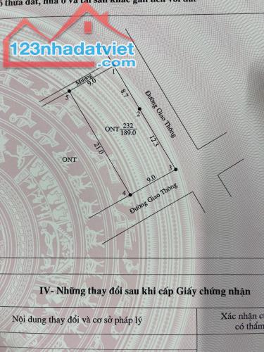 Lô Góc 2 Mặt tiền Được Quan Tâm Nhất Thanh Thủy ngay lúc này - 2