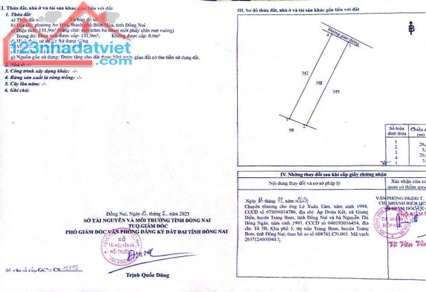 Bán 3 Lô Liền kề  Sổ Riêng Thổ Cư Gần Bệnh Viện Shing Mark Biên Hòa Đồng Nai Chỉ Cần 1ty5 - 4