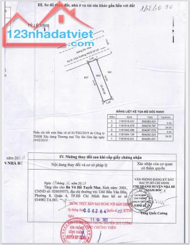 Cần bán 120m2 đất full thổ cư tại Nhơn Đức, Nhà Bè, HCM. - 2