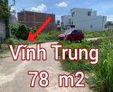 Bán đất Vĩnh Trung, Nha Trang cách đường 23- 10 chỉ 350m. Khu dân cư đông đúc.