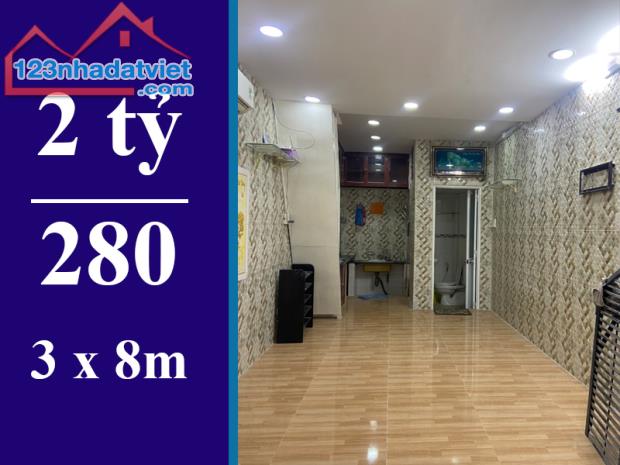 Bán nhà chính chủ hẻm 264 Lê Văn Lương, Tân Hưng, Quận 7. DT: 3 x 8m. SHR. Giá 2 Tỷ 280