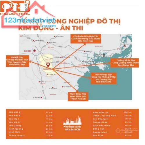 Bán đất cụm công nghiệp Kim Động – Đặng Lễ - Chính Nghĩa, Hưng Yên - 1