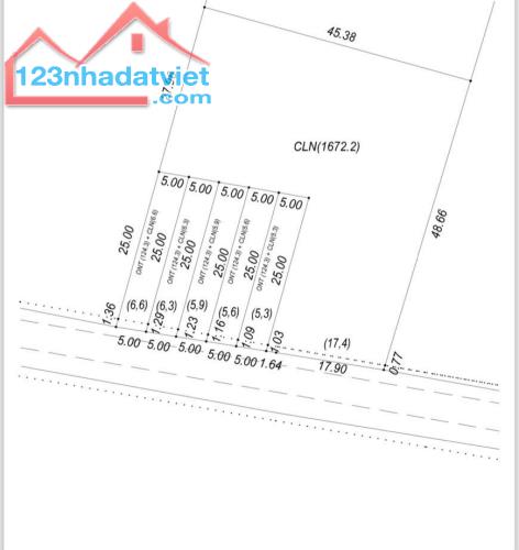 🔥Lock 5 lô mặt tiền trục chính liên xã khu dân cư tại cư suê vành đại y moan - 1