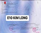 BÁN ĐẤT 2 LÔ LIỀN KỀ E10 KIM LONG ĐƯỜNG NGUYỄN SINH SẮC-HOÀ MINH-LIÊN CHIỂU