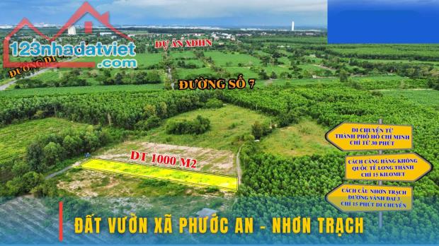 Cần bán 1000m2 Đất vườn Nhơn Trạch xã Phước An giá ngộp - 3