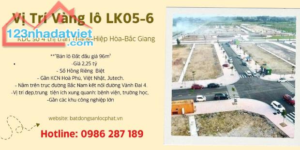 Bán lô Đất 96m² - Sổ hồng Riêng, Tiện Ích Đầy Đủ