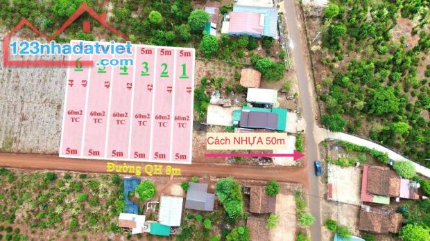 Bán Đất EaKueh CưMgar, Sát Nhựa, Gần KDL Buôn Wing 5x40 có 60m2 Thổ cư - 1