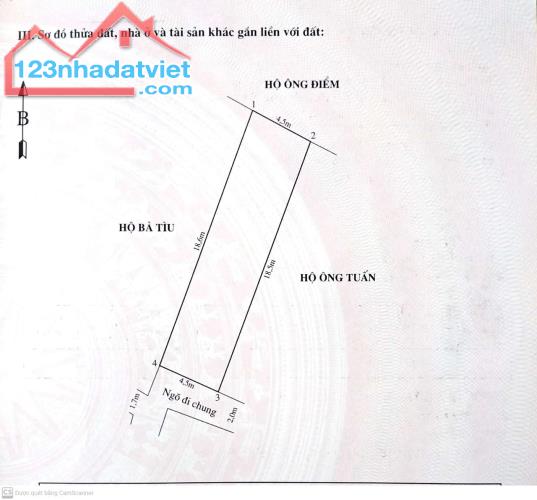 Bán đất trung tâm phường Hùng Vương – Hồng Bàng ngõ 3m, lô 82m2 – giá chỉ 1,3x tỷ