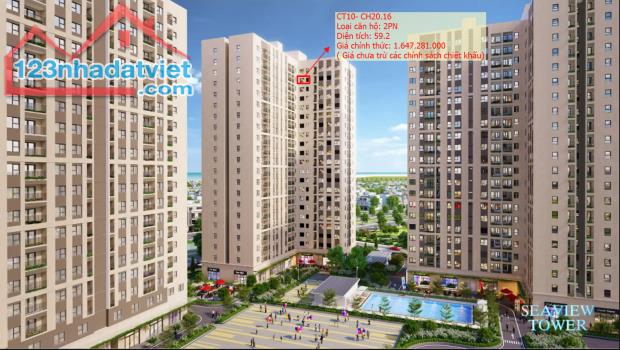 CẦN BÁN GẤP CĂN HỘ 2PN SEAVIEW TOWER - 1