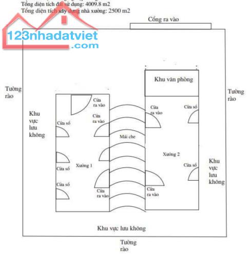 Cho thuê nhà xưởng tại Phù Chẩn, Từ Sơn, Bắc Ninh
- Tổng khuôn viên 4000m2 bao gồm 2 nhà - 2