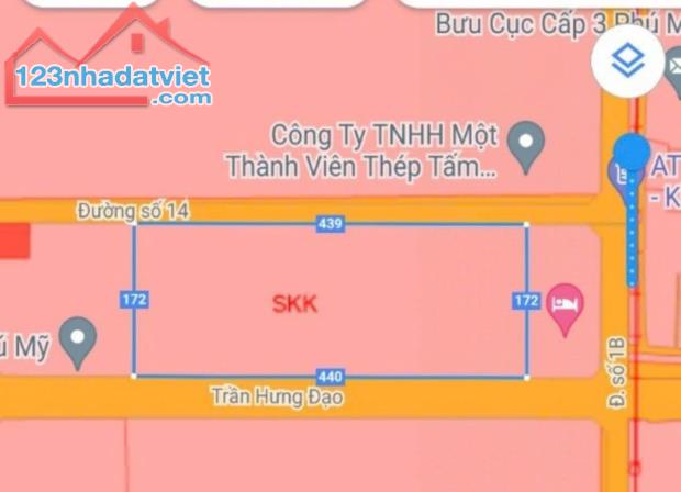 Bán Đất SKK 7,5ha KCN Phú Mỹ, Bà Rịa Vũng Tàu giá 230 tỷ - 123$/m2