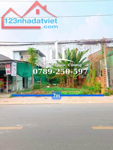 Bán đất 160m² MT Nguyễn Văn Tỷ, TT Củ Chi, giá chỉ 680 triệu,SHR