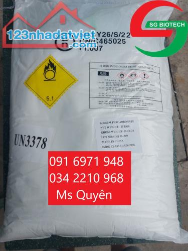 Oxy viên, oxy bột, sodium percarbonate 13% nguyên liệu Trung Quốc - 1