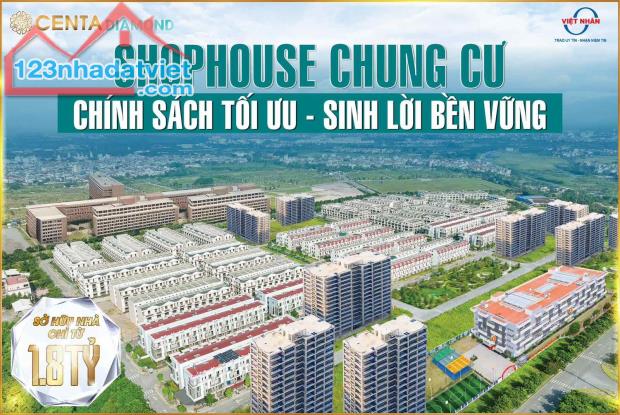 Bán gấp Shophouse 4 tầng view 7 tòa chung cư Centa Diamond VSIP giá tốt nhất - 2