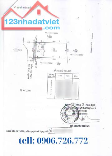 bán biệt thự hẻm 193 Nam Kỳ Khởi nghĩa , 8,7x20m , 3 tầng đúc giá 36 tỷ - 1