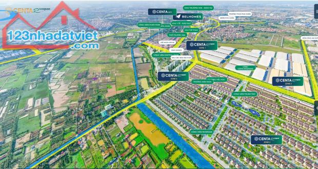 Mở Bán!! Phân khu Shopvillas Lake View cuối cùng tại Centa Riverside VSIP giắ gốc chủ đầu