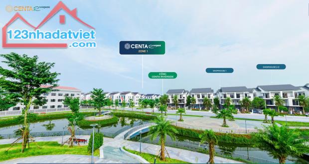 Mở Bán!! Phân khu Shopvillas Lake View cuối cùng tại Centa Riverside VSIP giắ gốc chủ đầu - 1