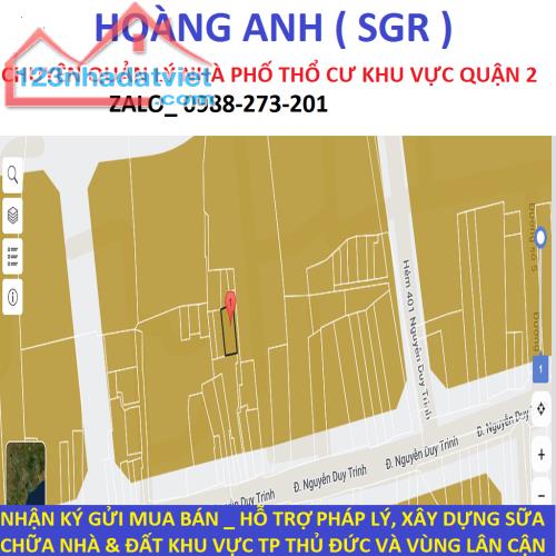 BÁ.N NHÀ RIÊNG TẠI ĐƯỜNG NGUYỄN DUY TRINH , QUẬN 2 _ 2 TẦNG 3 PN _ 118 m2 _ 📌 65 TR/m2.