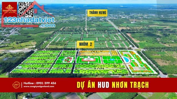 Cần bán gấp 10 nền đất dự án HUD và XDHN Nhơn Trạch sổ sẵn với giá cực tốt - 4