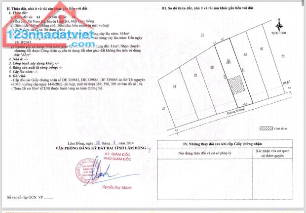 ĐẤT NGHỈ DƯỠNG VEN ĐÀ LẠT-VIEW THIÊN ĐƯỜNG--HỖ TRỢ NGÂN HÀNG 50% - 1