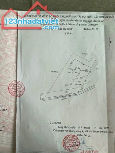 Bán Nền 321m2 có 167 thổ cư Càng Đước, Trường Long. Tặng mé sông ngang 12m. - 1