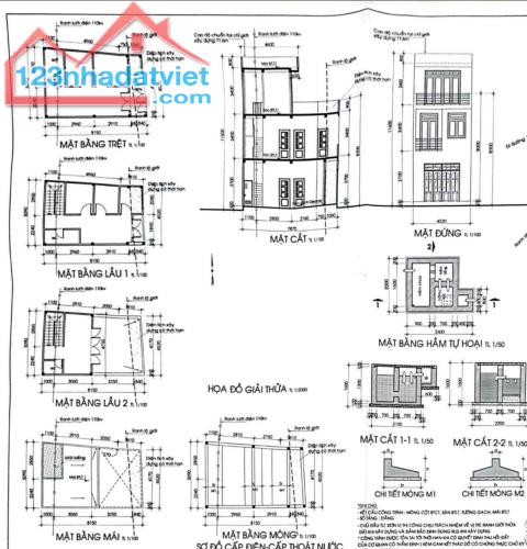 Ngay UBND phường 1 - Hẻm xe hơi - (4.5 x 9.5)m - 2 Tầng - 3