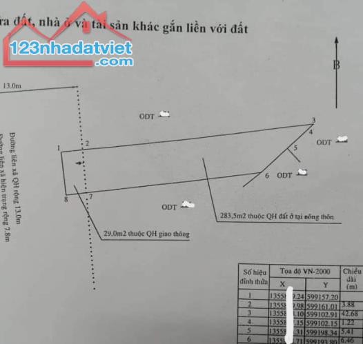 Hạ giá bán nhanh đất đường Bến Chợ - Chợ Đầm - 3