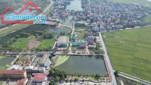 Bán 87.9m2 đất đấu giá X7 Mai Hiên Mai Lâm view hồ điều hoà