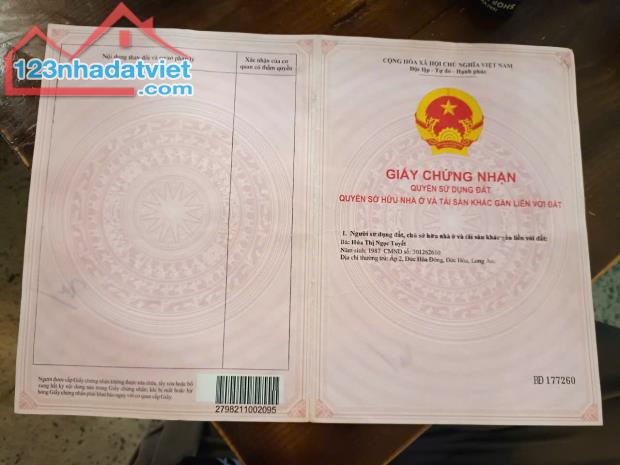 Nhà bán 5,5x23m giá 750 triệu, sổ hồng riêng. Đường xe ô tô, gần công viên Võ Văn Tần - 1