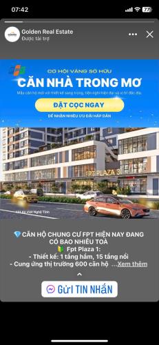 Sau thành công của tòa căn hộ FPT1 và FPT2. tháng 10 này CĐT ra mắt tòa căn hộ FPT3