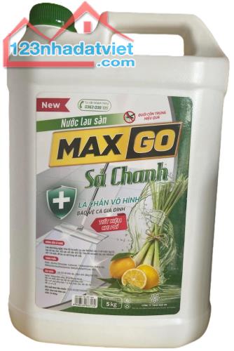 Nước lau sàn sả chanh MAXGO siêu tiết kiệm