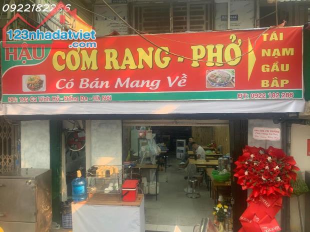 CHÍNH CHỦ CẦN SANG NHƯỢNG CỬA HÀNG CƠM RANG PHỞ - Địa chỉ: phố Vĩnh Hồ-Thịnh Quang-Đống