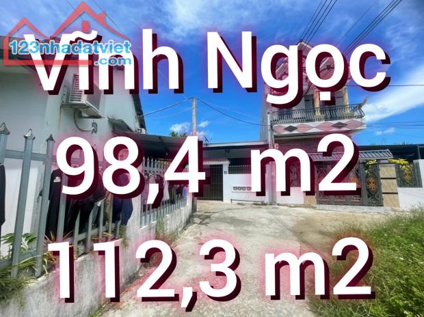 "Bán đất thổ cư Vĩnh Ngọc, Nha Trang đường ô tô 3,7 mét. Khu dân cư đông đúc.  - Có 2 lô: